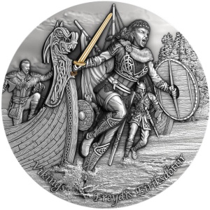 2021 Niue 5$ Vikings Freydis Eiriksdottir 2oz