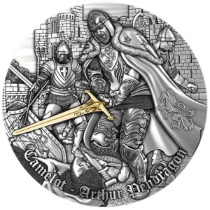 2021 Niue 5$ Camelot - Arthur Pendragon