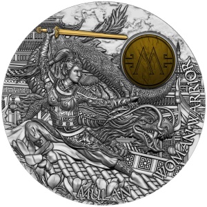 2021 Niue 5$ Woman Warrior Mulan