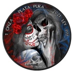 2021 Mexico 1 Onza Libertad - Muertos III
