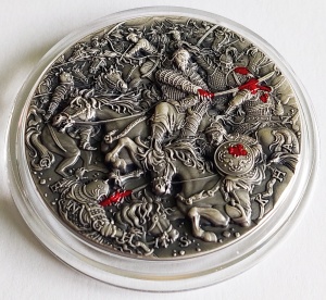 2021 Niue 5$ Great Commanders Genghis Khan 