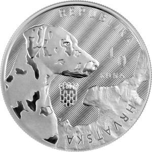 2021 Croatia 10 Kuna Dalmatian Dog