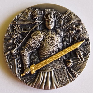 2021 Niue 5$ Wu Of Han Legend 2oz