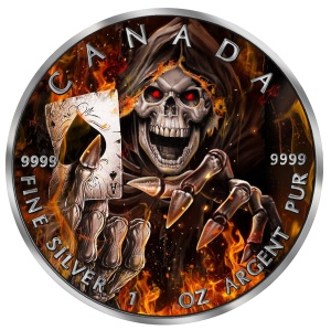 2022 Canada 5$ Maple Leaf - Grim Reaper Armageddon V