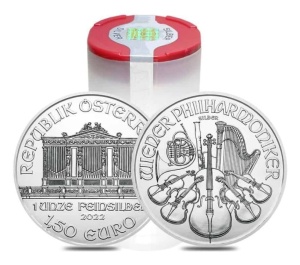 2022 Austria 1,5 Euro Philharmoniker 1oz tube