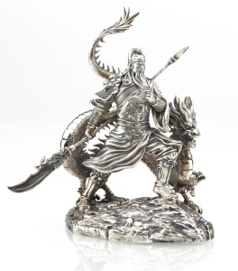 2022 Niue 20$ Guan Yu Statua