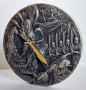 2022 Niue 5$ Angels and Demons - Michael 2oz