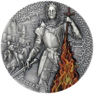 2022 Niue 5$ Bohaterki - Joanna D'Arc