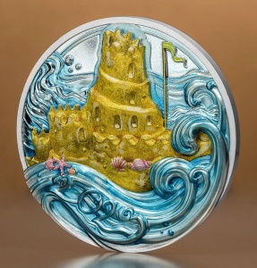 2023 Palau 20$ Sandcastle Childhood Memories 3 Oz