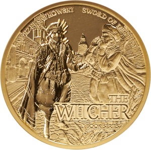 2022 Niue 50$ Wiedźmin -  Miecz Przeznaczenia 1oz Au