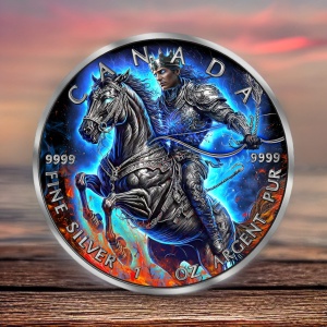 2023 Canada 5$ Four Horsemen of the Apocalypce - White Horse