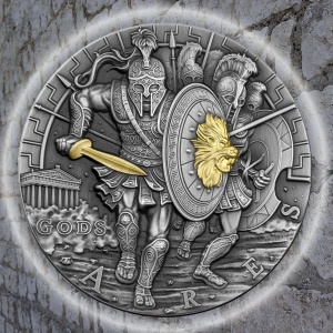 2022 Niue 80$ Bogowie - Ares 1kg