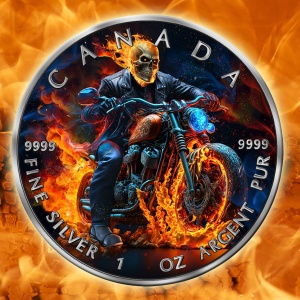 2023 Canada 5$ Burning Rider 1oz