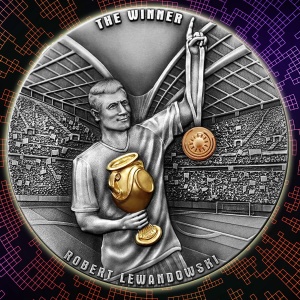 2023 Niue 5$ Droga do marzeń Lewandowski Zwycięzca