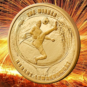 2023 Niue 10$ Robert Lewandowski - Zwycięzca 1/10 Au