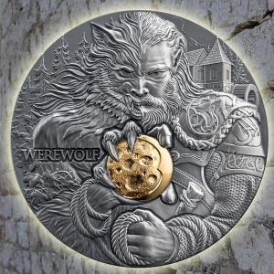 2024 Kamerun Podwójna Istota Wilkołak 2oz