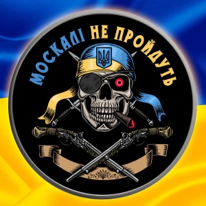 2021 Ukraina Naszywka Bohaterów Ukrainy DN