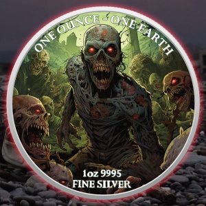 2022 Fiji Earth Zombies 1oz