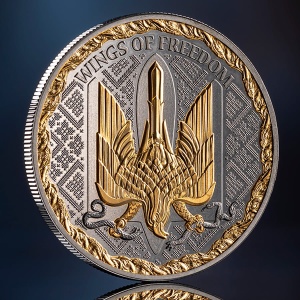 2025 UCS 1000 Satoshi Skrzydła Wolności 1oz