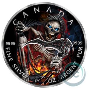 2018 Canada 5$ Maple Leaf - Grim Reaper Armageddon III
