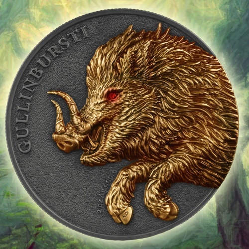 Germania Beasts - Gullinbursti UDHR 2oz
