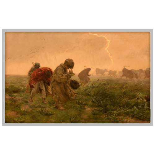 Józef Chełmoński - Burza