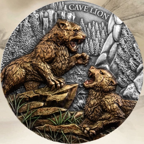 2026 Liberia Megafauna - Cave Lion 2oz