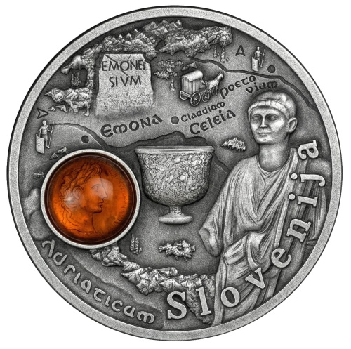 2025 Niue 1$ Amber Route Slovenia