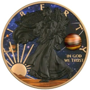 2018 USA 1$ Liberty Eagle - Astronomy Jupiter