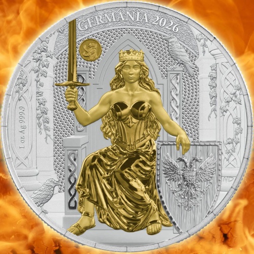 2026 Germania 1oz Silver BU - WMF Edition