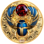 2026 SI 3D Ancient Egyptian Scarab 2oz Ag + 30g CU