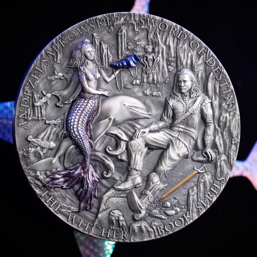 2025 Niue 15$ Wiedźmin - Miecz Przeznaczenia 200g