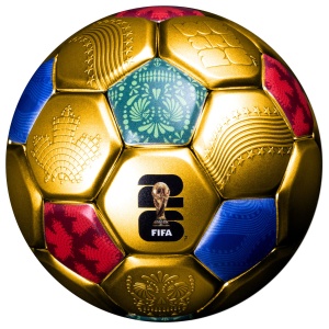 2026 SI 10$ FIFA 3D Gold Plated Spherical Football 3oz