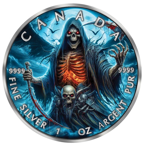 2026 Canada 5$ Maple Leaf - Grim Reaper Armageddon XI