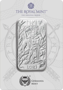Norse Gods - Loki 1 oz Silver Bar