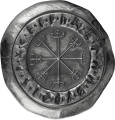 Vegvísir 2 oz Ag 999.9 Stamp Bar