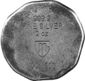 Vegvísir 2 oz Ag 999.9 Stamp Bar