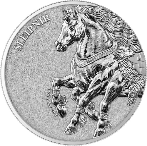 2026 Germania Beasts: Sleipnir 1 oz Silver BU