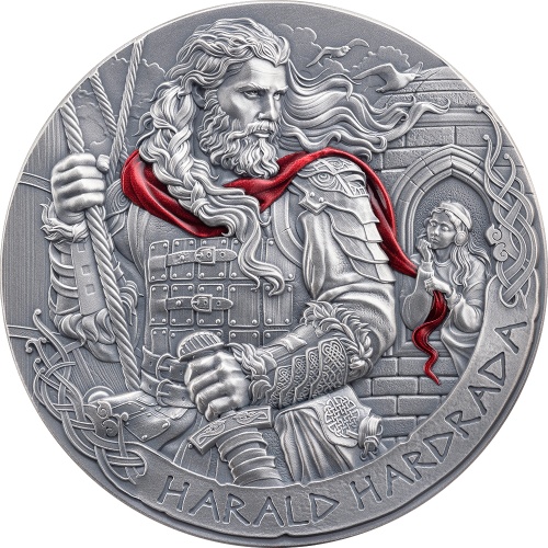 2026 Niue 5$ Vikings Harald Hardrada 2oz