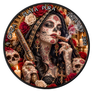 2024 Mexico 1 Onza Libertad - Santa Muerte IV