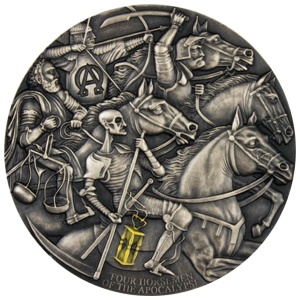 2019 Cameroun 3000 Francs Four Horsemen of The Apocalypse