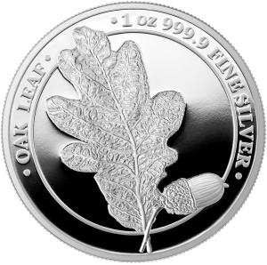 2019 Germania 5 Mark Oak Leaf Proof