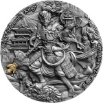 2020 Niue Island 5$ Four Heavenly Kings Duowentian