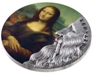 2019 Ghana 10 Cedis Leonardo Da Vinci 2oz