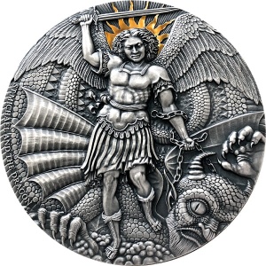 2020 Cameroon 2000 Francs St Michael and Dragon