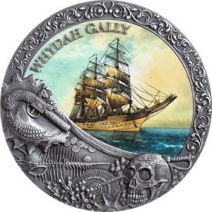 2019 Niue 5$ Whydah Gally 2oz