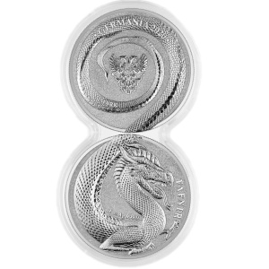 2020 Germania Beasts Fafnir 2 x 1oz Double Capsule