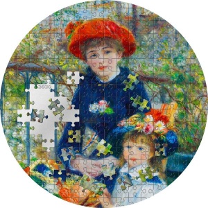 2020 Palau 20$ Micropuzzle Treasures Two Sisters Renoir