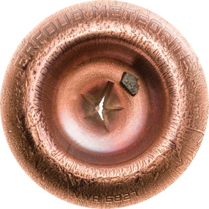 2018 Cook Islands 2$ - Erfoud Meteorite NWA 6827