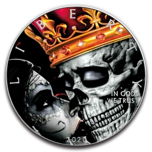 2020 USA 1$ ASE - Kings Crown